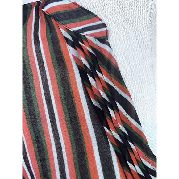 CAbi Ultimate Striped Top 5519 Sheer Balloon Sleeve Blouse 5519 - Picture 8 of 12